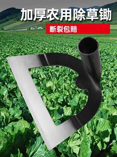 锰钢锄头种菜家用除草翻地松土神器农用工具大全小锄头多功能带把