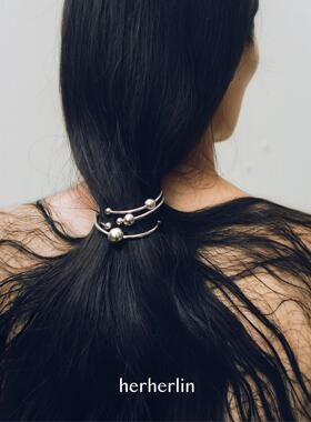 herherlin小众原创纯银浪珠手镯