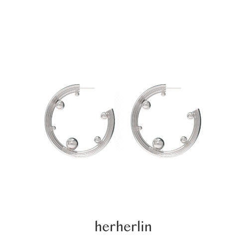 herherlin原创设计浪珠耳环
