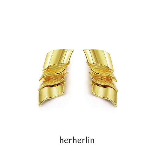 herherlin原创铠甲流涎耳环