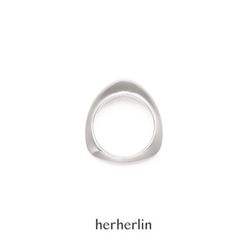 herherlin纯银简约设计师戒指