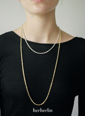 herherlin纯银双声mini项链