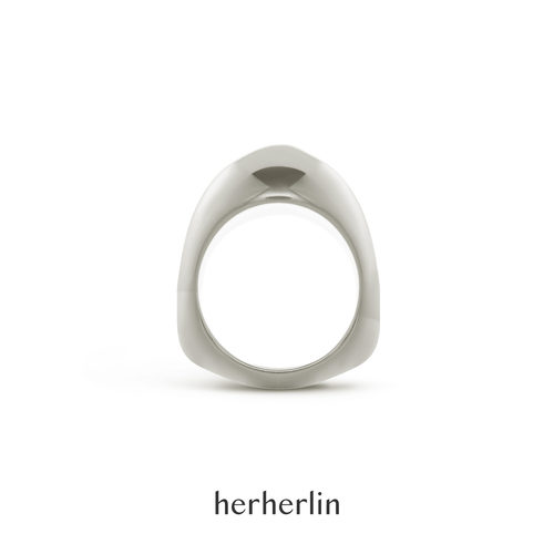 herherlin纯银简约设计师戒指