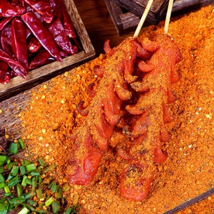 烧烤调料贵州五香辣椒面仙马桥干碟蘸料辣椒粉煎炸烙锅烤肉辣椒面