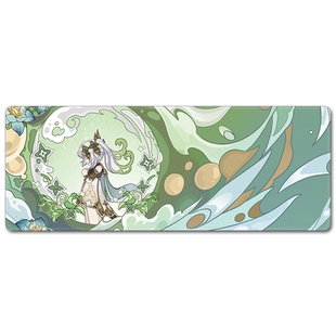 鼠标垫超大家用办公桌垫原神系列刻晴妮露绫华大号二次元定制桌垫