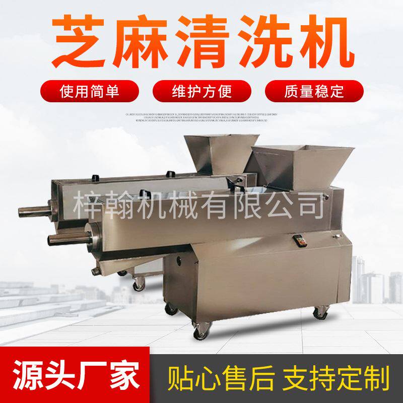 商用芝麻清洗机 芝麻去石清洗机不锈钢芝麻清洗机砂土去除清洗机