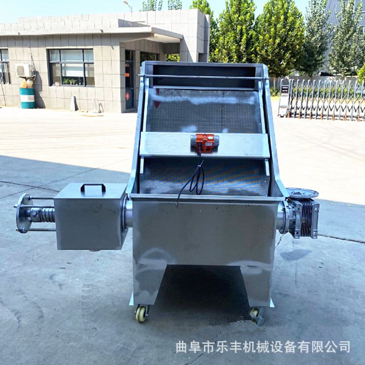 江苏养殖牧业粪便用斜筛式干湿固液分离机 800斜筛式干湿分离机