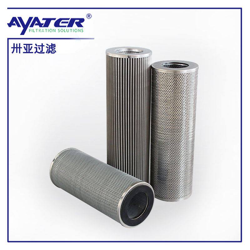 风电主机润滑油液压滤芯wr8300fom26hws高压双联过滤器油滤芯滤筒