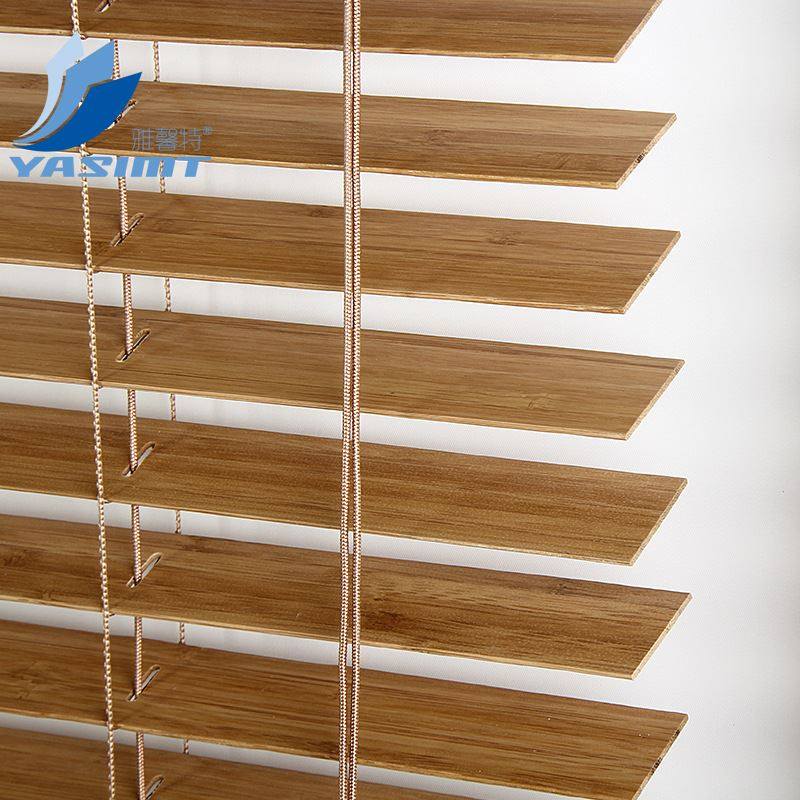 竹帘百叶窗帘 卷帘竹百叶防水卧室客厅升降遮光办公室书房成品