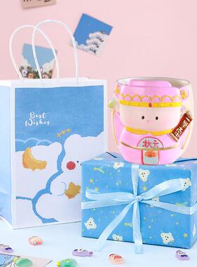 宿毕业物可爱笔筒礼舍送装饰桌面文B875具收纳桶摆件生日礼物同学
