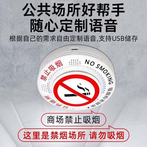 4BR-800G吸烟报警器无线烟智能控卫士公共检场所止吸烟测禁仪卫生