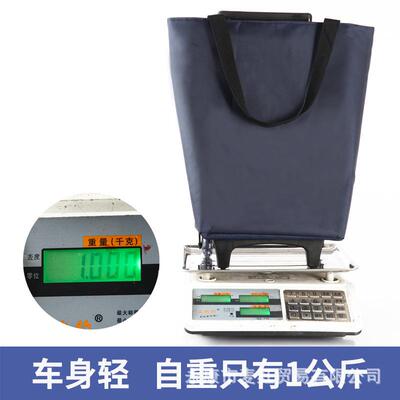 菜车小拉车便SSQ001携式手拉家用车拉杆车可可拉可折叠背买两用购