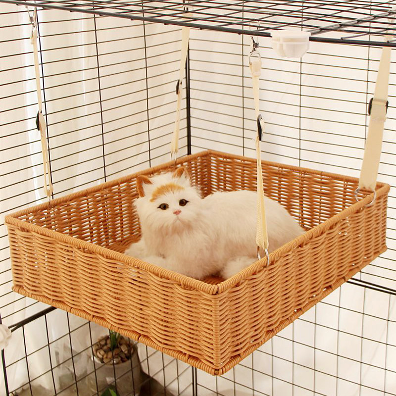 猫吊床挂窝悬挂式窗户阳台吊篮挂床猫咪玻璃吸盘窝秋千晒太阳神器