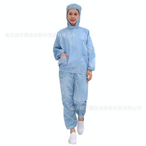 润方圆防分静电服防服电子车间家尘具喷润方圆漆实验厂室工体连帽