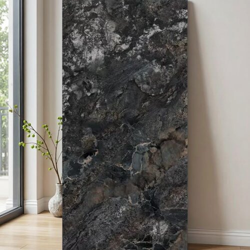 黑棕奢石地砖600x1200定制