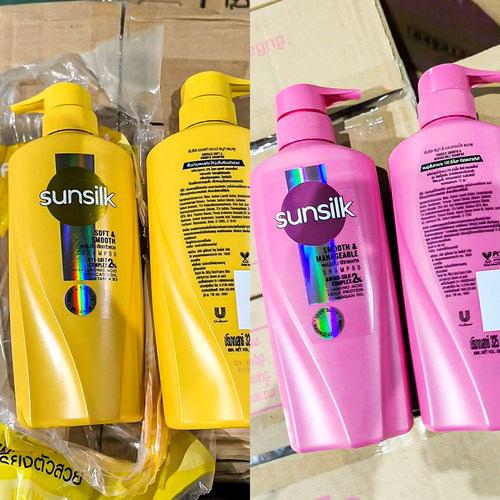 泰国正品sunsilk夏士莲洗发水护发素补水干性油性发质柔顺洗发露