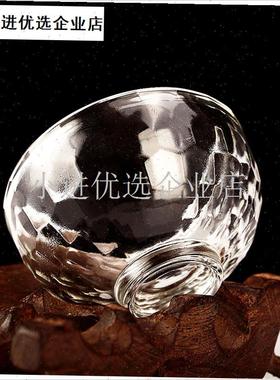 供水碗白色c水晶碗供水杯透明敬拜家庭七敬八供宝石直径3/6/8/10\