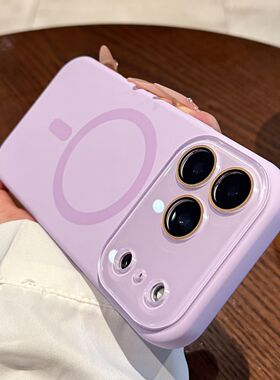 一机按1px硅胶16全镜磁吸体相键苹果7roma手机壳液态包头15高级感