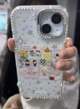 适苹17one5套1秋311pr新6用果promax点钻手机壳iPh141/12/女omax1