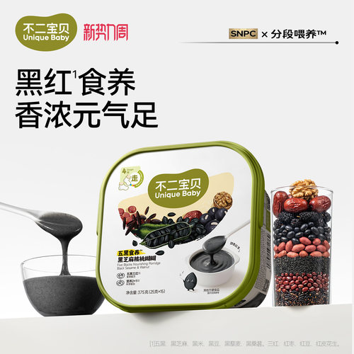 【五黑芝麻糊三红配方】以黑养黑