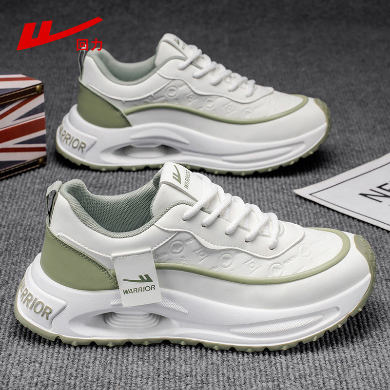 回力男鞋2025新款防滑防臭防水耐磨学生百搭厚底内增高运动休闲鞋