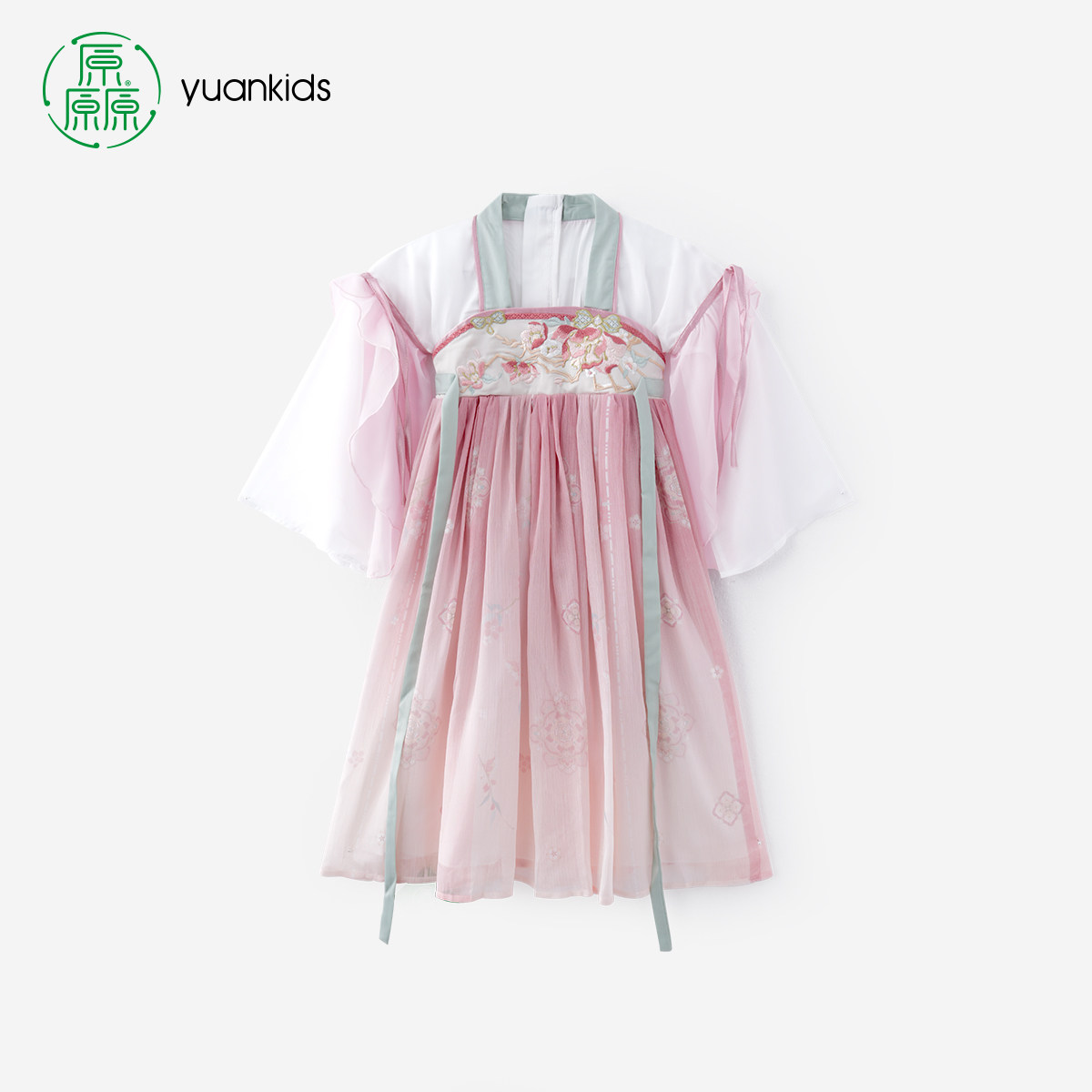 厵女童汉服春季新款儿童中国风古装襦裙超仙唐装连衣裙女宝演出服,童装/婴儿装/亲子装,汉服,淘宝优惠券,粉丝福利购,淘宝优惠卷