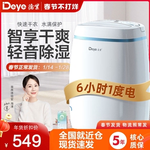 E12A3机抽湿 德业除湿机家用吸湿室内除潮抽湿器干燥机12L工业DYD