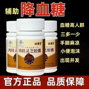 祖医堂肉桂灵芝胶囊辅助改善调理高血糖李时珍降正品官方旗舰店