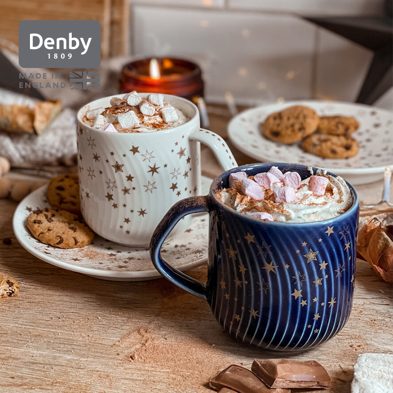 denby丹碧情侣礼物星瓷马克杯