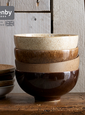denby丹碧英国进口欧式饭碗家用创意餐具陶瓷碗汤碗燕麦碗 艺匠棕