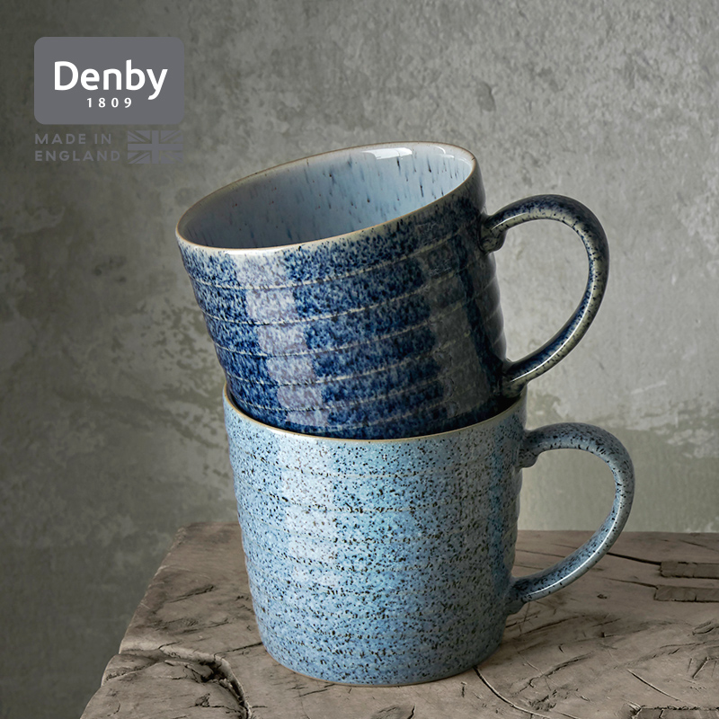 denby陶瓷马克杯大容量复古杯子