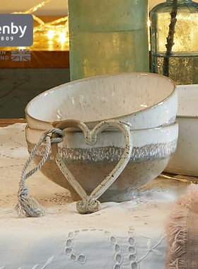 denby丹碧英国进口欧式饭碗家用餐具陶瓷碗 窑迹·琥珀