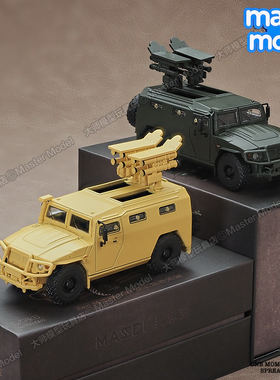 1/64虎式装甲车坦克步兵战车悍马H1合金仿真小比例军事模型麦思迪