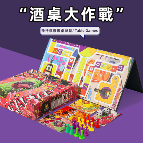圣诞跨年聚会创意飞行棋桌游