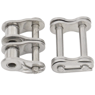 304不锈钢链条双排全接头半接链扣3分06B4分08B 5分10A 12A16A20A