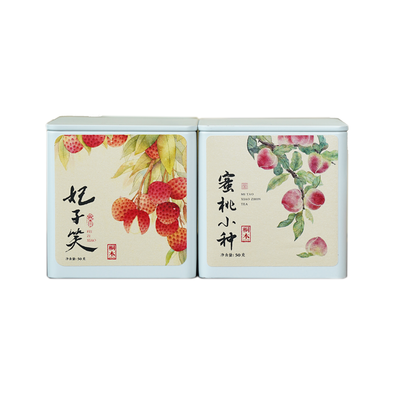 【组合装赠同款单泡】妃子笑红茶 蜜桃红茶 武夷桐木正宗正山小种