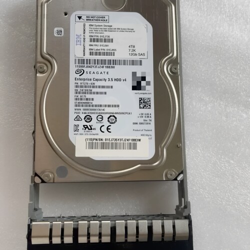 IBM 01EJ581 01EJ735 01EJ855 4T SAS 12G 3.5寸存储硬盘V3700 V2
