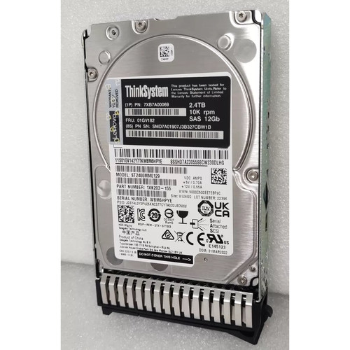 联想 01GV182 7XB7A00069 2.4T SAS 10K 12G 2.5寸 SR服务器硬盘