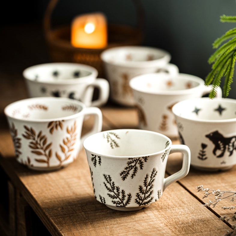 特别好看咖啡杯颜值高马克杯一对