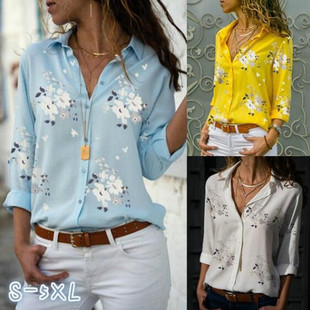 2022 Women Blouse Ladies Shirt female Tops Plus Size S-5XL
