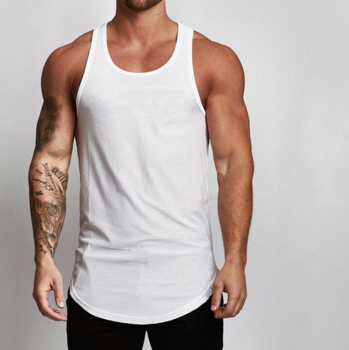 Fitness vest men's bottom breathable健身背心男士打底透气