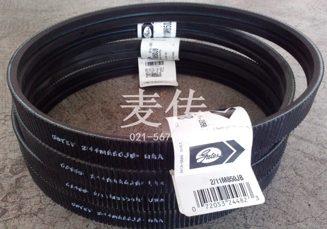 GATES POLYFLEX 2/3/11M875JB R11M1600JB盖茨数控车床主轴皮带