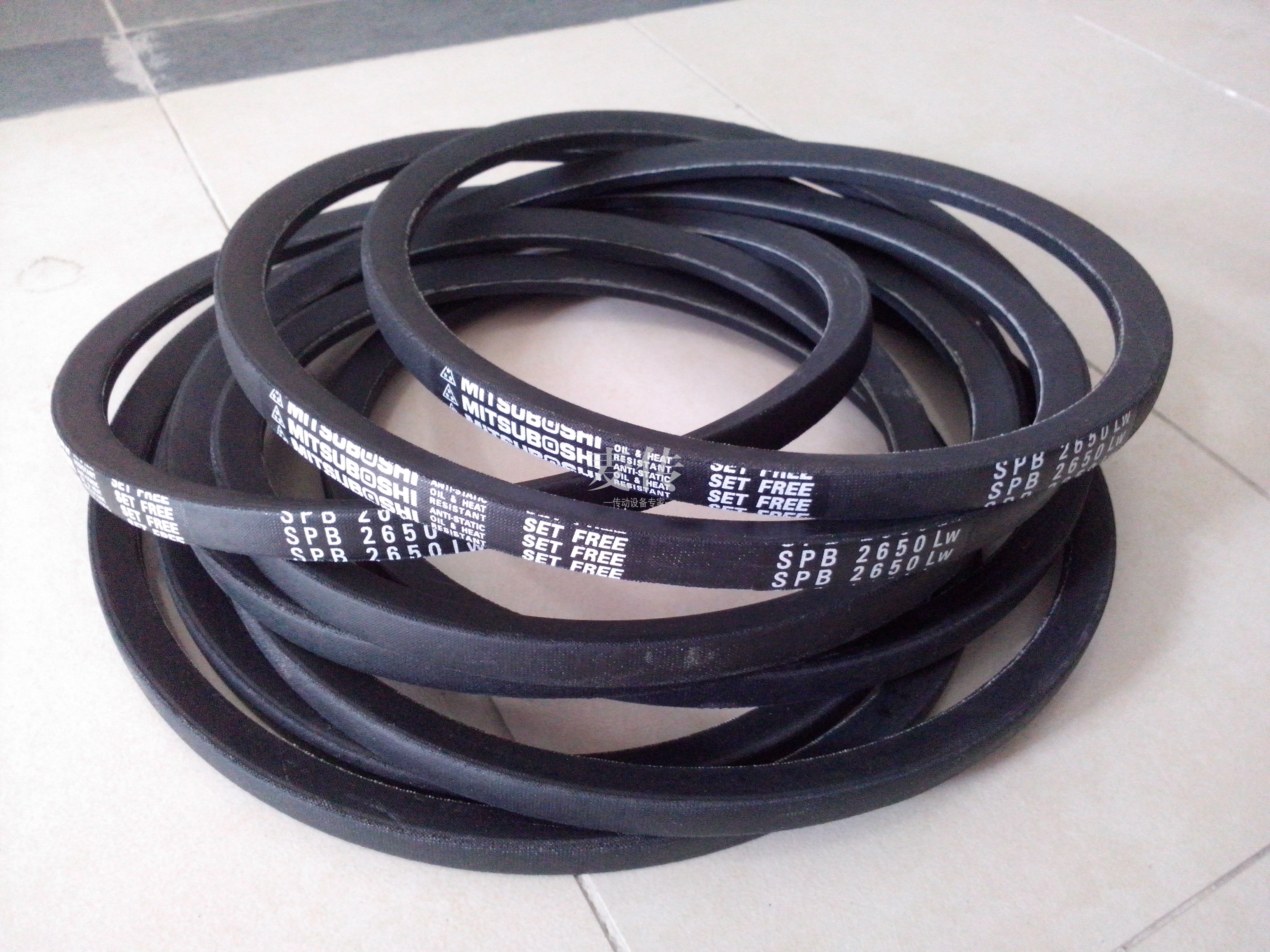 进口三之星三角皮带SPB2575 2580 2600 SPB2650LW 2640 2670 2700