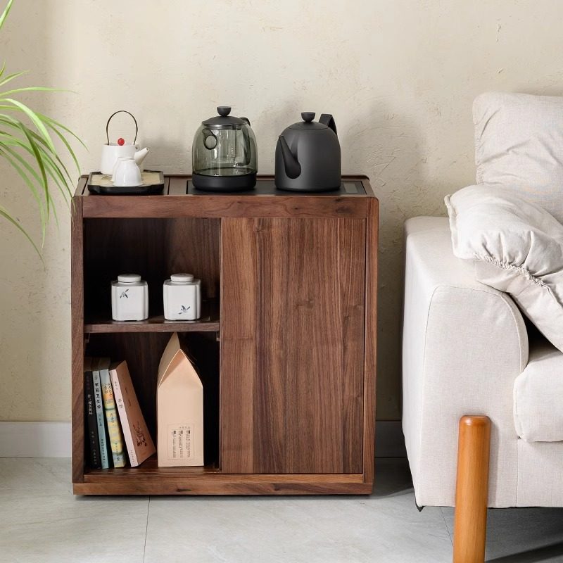 北美黑胡桃木茶水柜可移动烧水壶沙发边烧水茶台家用实木侧边角几,住宅家具,家用茶台/茶桌,淘宝优惠券,粉丝福利购,淘宝优惠卷