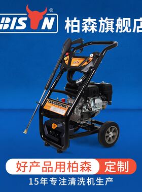 厂家直供高压自动洗车机汽油高压清洗机170Bar大流量高压洗车泵