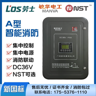 劳士敏华NST智能消防应急照明集中电源箱集中控制A型eps配电箱36v