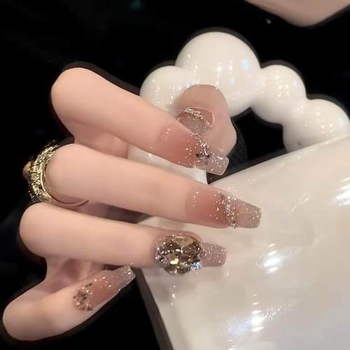 手工穿戴甲猫眼美甲贴片