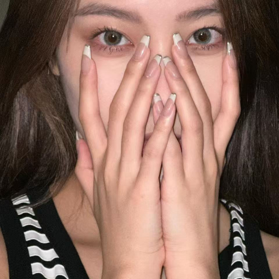纯手工穿戴甲高级感法式