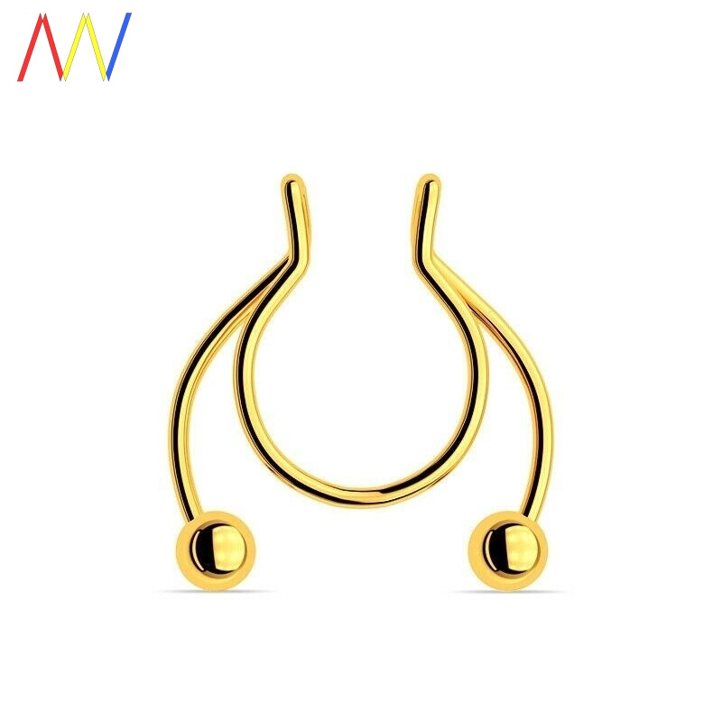 Body Piercing Septum 鼻环唇钉Hoop Nose Ring Rings Circular