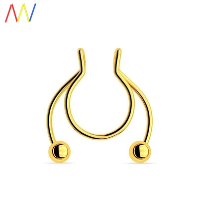 极速Body Piercing Septum 鼻环唇钉Hoop Nose Ring Rings Circul